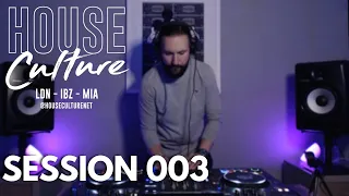 House Culture Session 003 | Peepin | London | Deep Tech House Live Mix