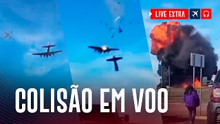 Dois aviões COLIDEM no ar #liveextra