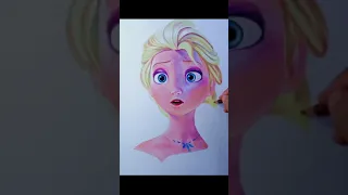 Elsa Drawing Disney Frozen 2 | #Shorts