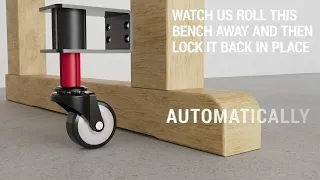 Retractable Workbench Caster- http://www.retractablecaster.com