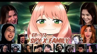 SPY x FAMILY Episode 17 Reaction Mashup | スパイファミリ🇯🇵 #reaction #spyxfamily