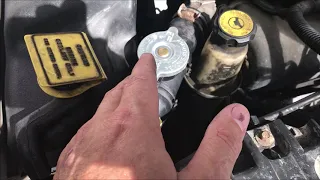 OldGuyDIY 2002 V8 Dodge Durango Running Hot Overheat Fix Burp Air Blow Out Unplug Coolant Line