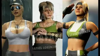 MORTAL KOMBAT SONYA Evolution Skins Costumes MK1 - MK1 update skin MK3 & Brutality Mortal Kombat 1