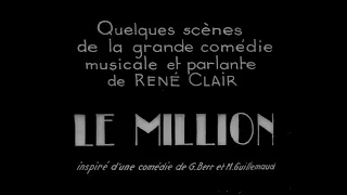 Le Million (1931) - Bande annonce d'époque HD