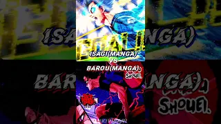 Isagi ( MANGA ) vs Barou ( MANGA ) | Blue Lock | #anime #shorts #bluelock