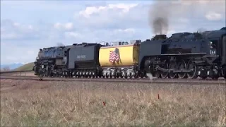 Union Pacific Big Boy 4014 Departs Cheyenne, WY May 2019