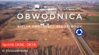 Bielsk Podlaski, przebieg przyszłej obwodnicy, łącznika DK66 z DK19 przez Studziwody