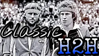 Borg vs McEnroe - All 14 H2H Match Points (HD) • Classic H2H #1