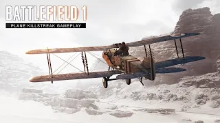 Battlefield 1 - Attack Plane Killstreak Gameplay on Sinai Desert (Operation)