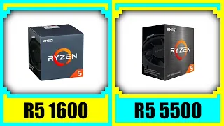 Ryzen 5 1600 vs Ryzen 5 5500 | RTX 3070 Ti