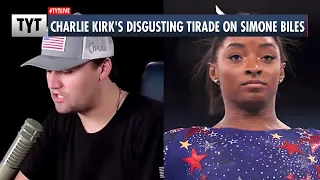 Charlie Kirk Smears Olympic Legend Simone Biles