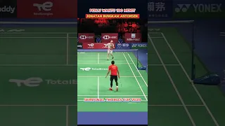 Jonatan Bungkam Antonsen | Semifinal Thomas Cup 2020 #badminton #bwf #shorts