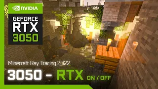 Minecraft - RTX ON vs OFF (2022) | RTX 3050 4 GB Laptop GPU Test