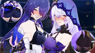 【崩壊：星穹铁道／Honkai: Star Rail MMD／4K／60FPS】Who Got Bigger BOOBA？『Black Swan/黑天鹅 & Acheron/黄泉』