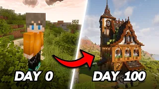 I Spent 100 Days Exploring a Terralith World in Minecraft ... Here's What I Saw