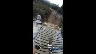 Stevens Pass Bike Park, Rock Crusher beginning, 4-Oct-2014