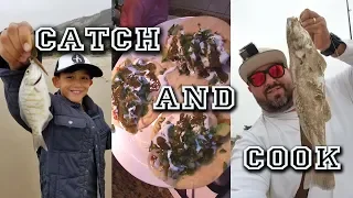 Catch and Cook Corbina and Yellow Fin Croaker SoCal Surf Fishing