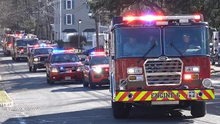 Chester Volunteer Fire Company 2023 New Year's Day Lights & Sirens Parade