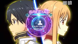 2 year anniversary Kirito & Asuna Special Partner Bonus Sword art online Unleash Blading