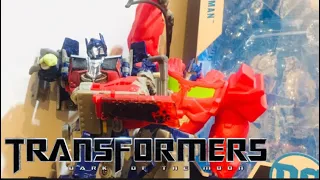 Optimus vs Sentinel stop motion |transformers dark of the moon|