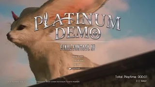 FFXV Platinum demo - Full play through - Japanese voice's