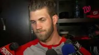 Bryce Harper and Mike Trout share their thoughts on playing head-to-head
