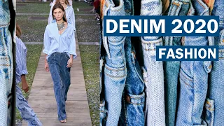 Модные ДЖИНСЫ весна-лето 2020. Тренды 2020 деним. | Fashion Trends 2020 jeans, denim