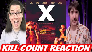 X (2022) KILL COUNT REACTION