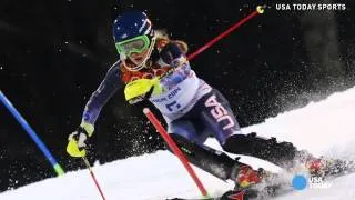 U S  teen Mikaela Shiffrin wins historic gold in slalom