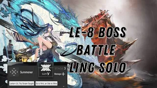 [Arknights] LE-8 Ling Solo Boss Battle