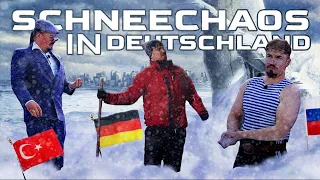 Ausländer und Deutsche im SCHNEECHAOS