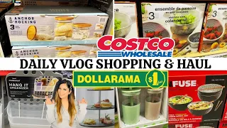 Costco & Dollarama Canada Shopping Haul | Kitchen Shopping With Me | Daily Toronto Vlog