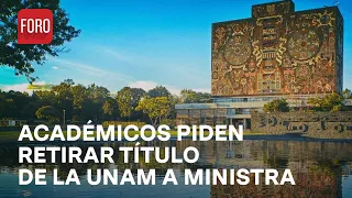Caso Yasmín Esquivel: Académicos de la UNAM piden retirar título a la ministra - Las Noticias