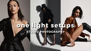 How To Use One Light, Four Different Ways | Studio Photography Behind The Scenes Tutorial