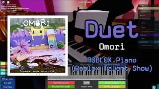 Final Duet - OMORI | on Roblox Got Talent (Piano Cover)