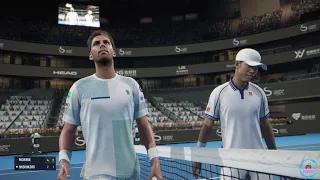 Tiebreak gameplay - Cameron Norrie vs. Kei Nishikori - Bejing - PC (early access 5)