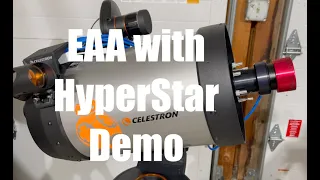 HyperStar "EAA" with a Celestron 8" Evolution SCT telescope. Light pollution is no longer a problem!