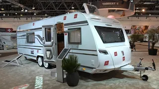 Größte Wohnwagen Made in Germany: Tabbert Puccini 750 HTD 2022. Leben wie im Luxusappartement.