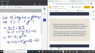 Grade 10 Linear Equations Word problems Practice