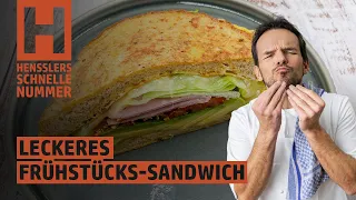 Schnelles Leckeres Frühstücks-Sandwich Rezept von Steffen Henssler