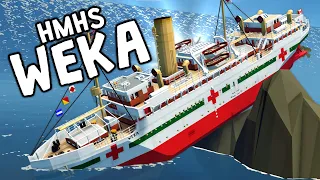 Wrecking the HMHS Weka (Stormworks)
