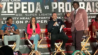 Jose Zepeda vs Regis Prograis press conference