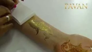 How to apply Henna Flash Tattoos