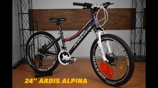 Обзор Подросткового Велосипеда ARDIS ALPINA на колесе 24 дюйма.