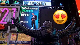 THEY SURPRISED ME WITH A BILLBOARD IN TIMES SQUARE NEW YORK! **Emotional**