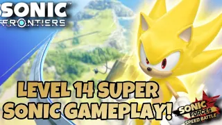 Level 14 Super Sonic gameplay - Sonic Forces Speed Battle