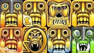 Temple run 2 vs TEMPLE RUN BRAVE 2 vs TEMPLE RUN 2 BLAZING SAND VS TEMPLE RUN