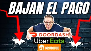 Doordash Uber y Grubhub Se preparan. Base Menor a $2 !!