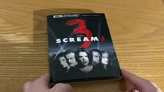 Scream 3 4k UHD unboxing!!!