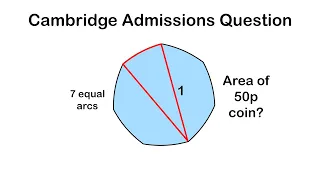 Can you find the areas? Cambridge entrance exam and UKMT problem